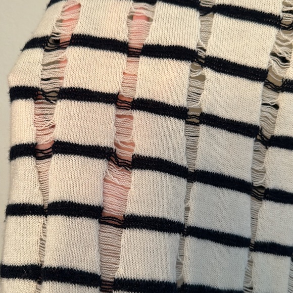 T by Alexander Wang Knit Striped Sweater - Picture 4 of 5